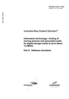 AS/NZS 4230.5 PDF