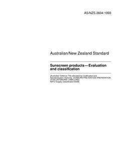 AS/NZS 2604:1993 PDF