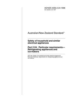 AS/NZS 3350.2.24:1998 PDF