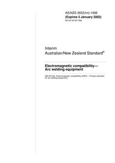 AS/NZS 3652(INT) PDF