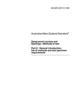 AS/NZS 4347.0 PDF