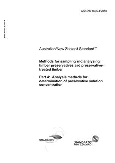 AS/NZS 1605.4:2018 PDF