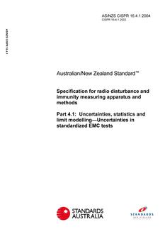 AS/NZS CISPR 16.4.1:2004 PDF