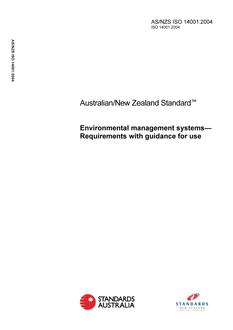 AS/NZS ISO 14001:2004 PDF