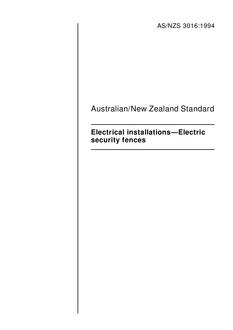 AS/NZS 3016:1994 PDF