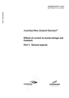 AS/NZS 60479.1:2010 PDF