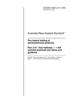 AS/NZS 4695.2.41:1996 PDF