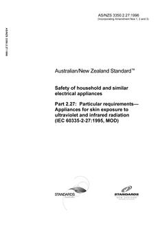 AS/NZS 3350.2.27:1996 PDF