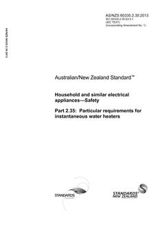 AS/NZS 60335.2.35 PDF