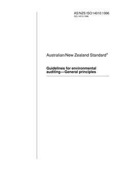 AS/NZS ISO 14010:1996 PDF