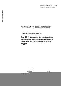 AS/NZS 60079.29.2:2008 PDF