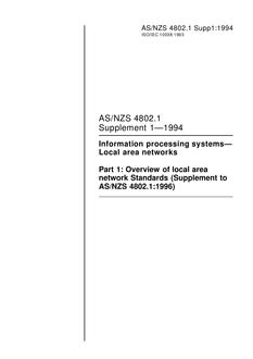 AS/NZS 4802.1 SUPP 1 PDF