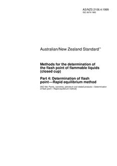 AS/NZS 2106.4:1999 PDF