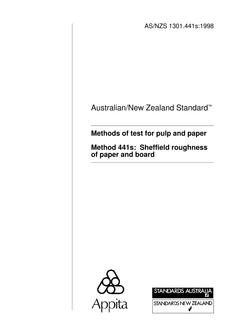 AS/NZS 1301.441S:1998 PDF