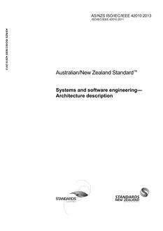 AS/NZS ISO/IEC/IEEE 42010 PDF