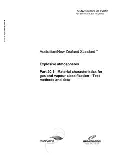 AS/NZS 60079.20.1 PDF