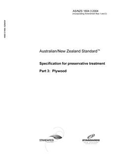 AS/NZS 1604.3:2004 PDF