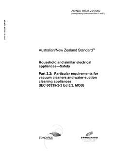 AS/NZS 60335.2.2:2002 PDF