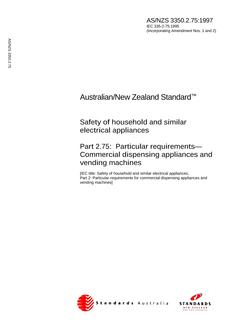 AS/NZS 3350.2.75:1997 PDF