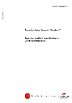 AS/NZS 3199:2000 PDF