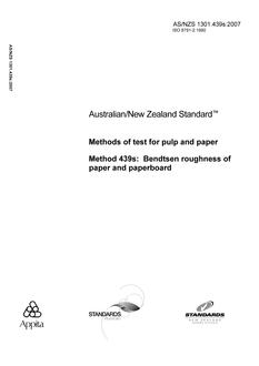 AS/NZS 1301.439S:2007 PDF