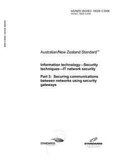 AS/NZS ISO/IEC 18028.3 PDF