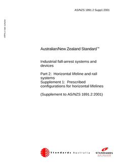 AS/NZS 1891.2 SUPP 1 PDF