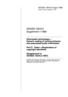 AS/NZS 13818.2 SUPP 1 PDF