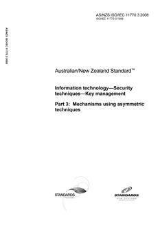 AS/NZS ISO/IEC 11770.3 PDF