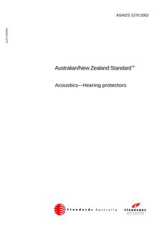 AS/NZS 1270 PDF