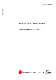 AS/NZS 4272 PDF