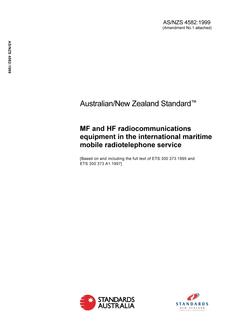 AS/NZS 4582:1999 PDF