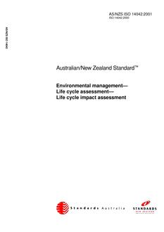 AS/NZS ISO 14042 PDF