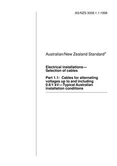 AS/NZS 3008.1.1:1998 PDF