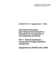 AS/NZS 4153.1 SUPP 1 PDF