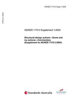 AS/NZS 1170.3 SUPP 1 PDF