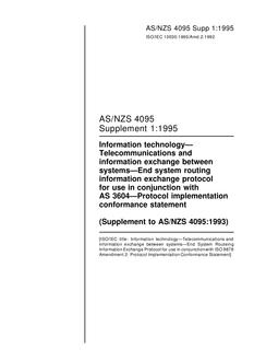 AS/NZS 4095 SUPP 1 PDF