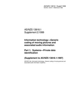 AS/NZS 13818.1 SUPP 2 PDF