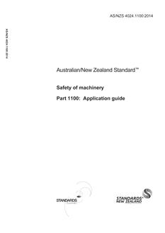 AS/NZS 4024.1:2014 Series PDF