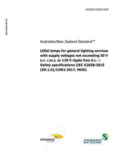 AS/NZS 62838 PDF