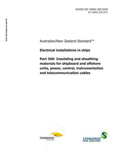 AS/NZS IEC 60092.360 PDF