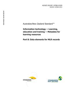 AS/NZS ISO/IEC 19788.8 PDF