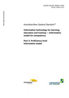 AS/NZS ISO/IEC 20006.2 PDF