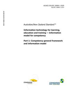 AS/NZS ISO/IEC 20006.1 PDF