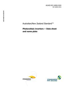 AS/NZS IEC 62894 PDF