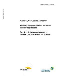 AS/NZS 62676.1.1 PDF