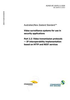 AS/NZS IEC 62676.2.2 PDF