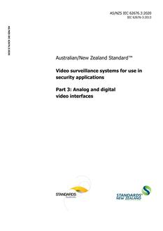 AS/NZS IEC 62676.3 PDF