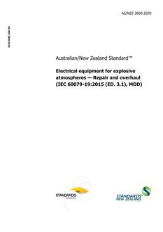 AS/NZS 3800 PDF