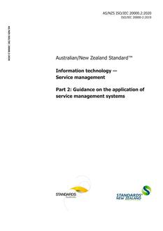 AS/NZS ISO/IEC 20000.2 PDF